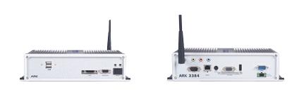 研华推出支持无线网络的嵌入式工控机ARK-3384如图