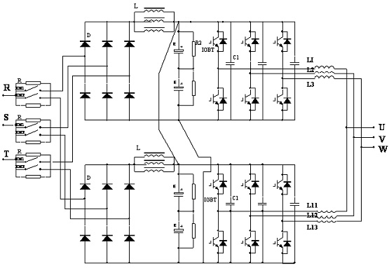 变频器主电路原理图