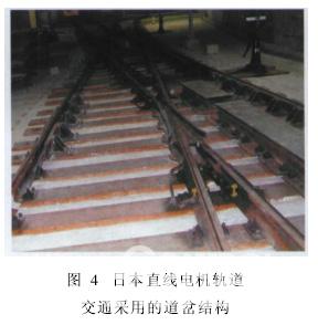 树脂轨枕 直线电机轨道交通的轨道结构如图