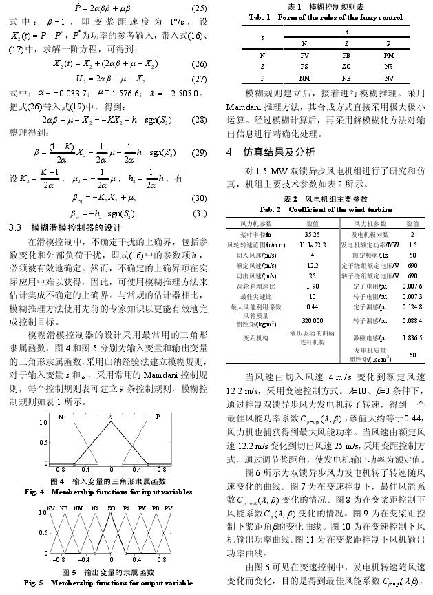 模糊滑模控制策略