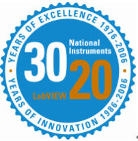 NI庆祝公司成立30周年，暨NI LabVIEW软件问世20周年如图