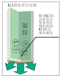 纯水中盐桥溶液消耗快
