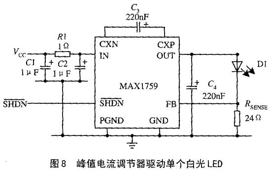 电池供电产品的LED控制问题如图