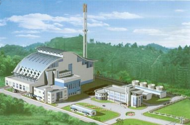 杭州绿能垃圾发电工程模型