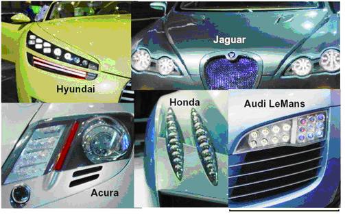 LED汽车头灯的设计要点如图