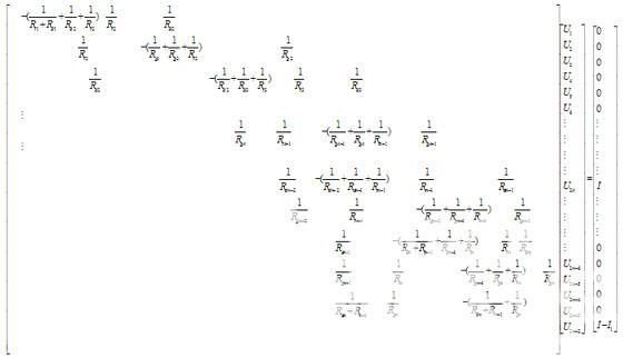 节点电压求解方程组的矩阵表示