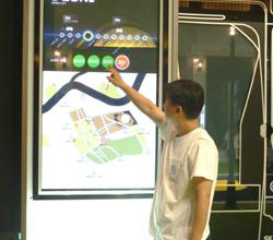 LED显示屏在交通行业的应用如图