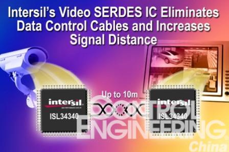 Intersil推出的新型视频SERDES接口IC如图