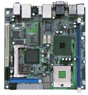 广积科技推出全球第一块基于Intel  915GM芯片组的Mini-iTX工业主板- MB896