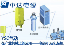 中达电通YSC气动产品在产业机械上的应用